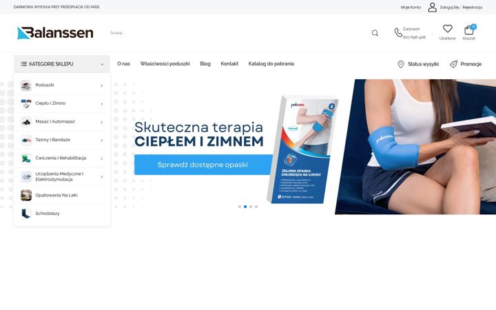 Screenshot stránky balanssen.com