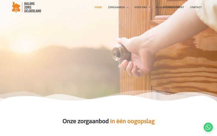 Ekrānuzņēmums no balanszorggelderland.nl