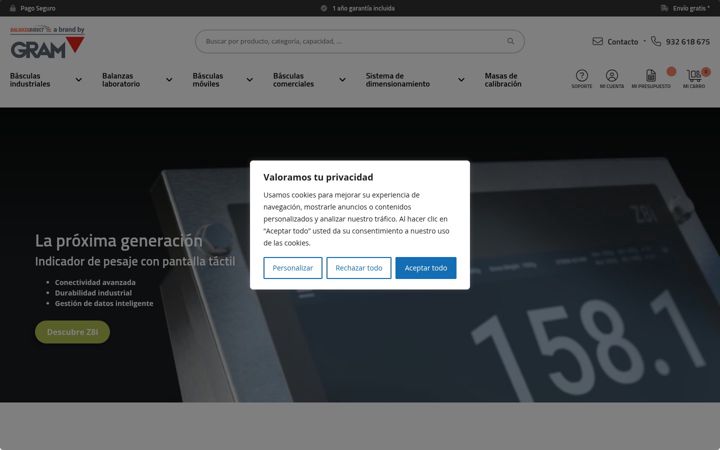 Screenshot of balanzadirect.com