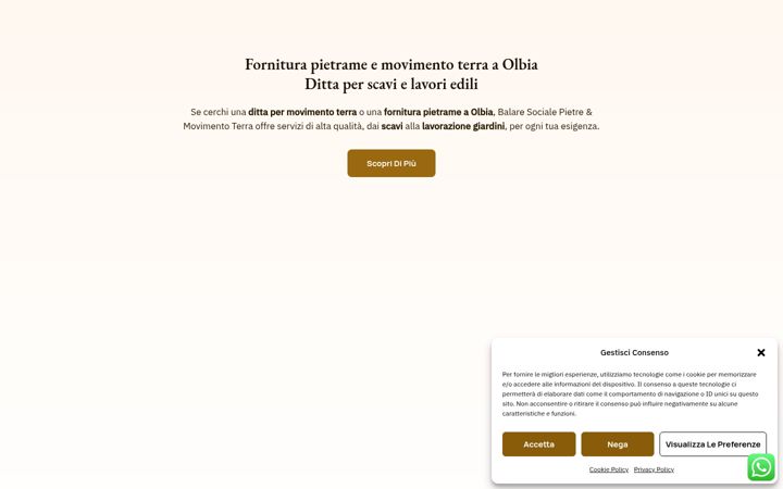 Screenshot of balarepietraemovimentoterra.it