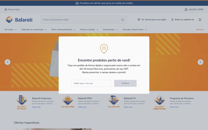 Screenshot of balaroti.com.br