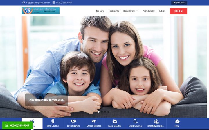 Screenshot of balarsigorta.com.tr