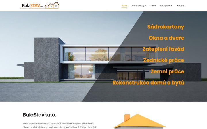 Screenshot ta' balastav.cz