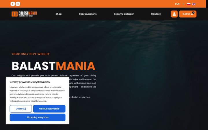 Screenshot of balastmania.com