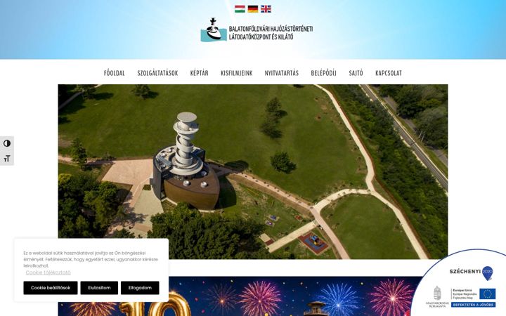 Screenshot of balatonfoldvarikilato.hu