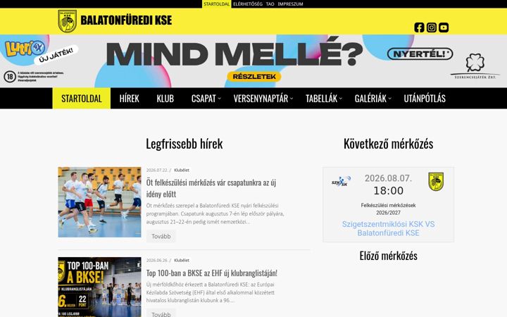 Screenshot of balatonfuredikse.hu