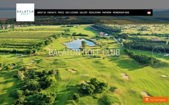Screenshot of balatongolf.hu