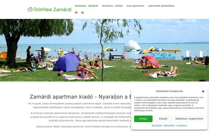 Screenshot of balatongrunhaus.hu
