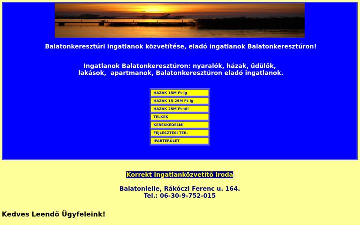 Screenshot of balatonkereszturi-ingatlanok.hu