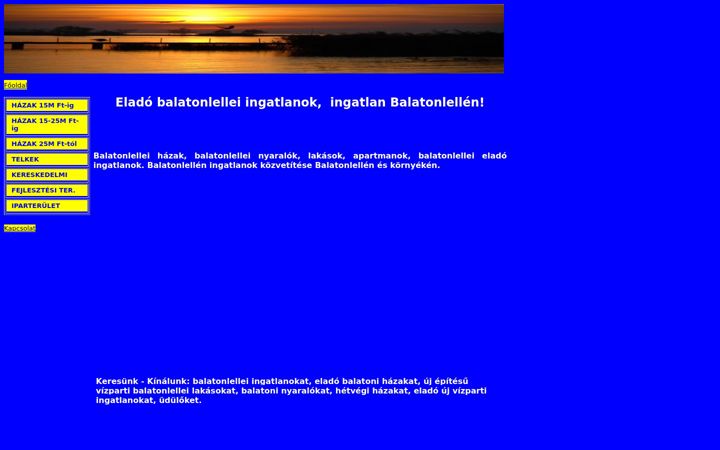 Képernyőkép: balatonlellei-ingatlanok.hu