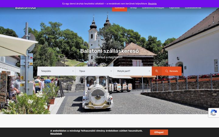 Képernyőkép: balatontour.hu