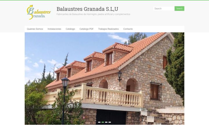 Screenshot of balaustresgranada.com