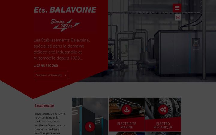 Screenshot of balavoine.bzh