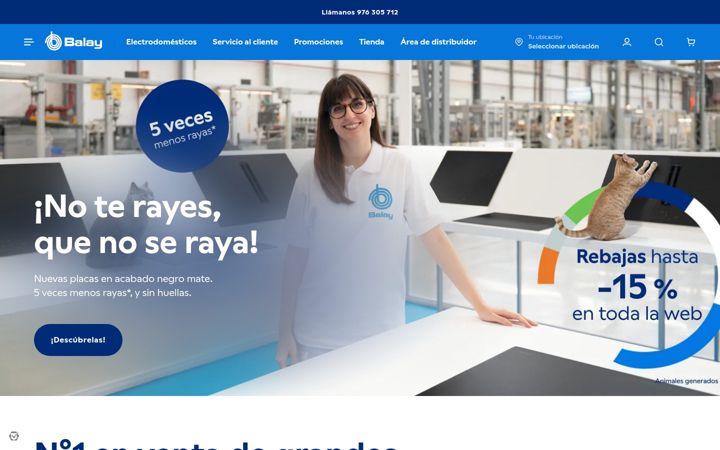 Screenshot of balay.es