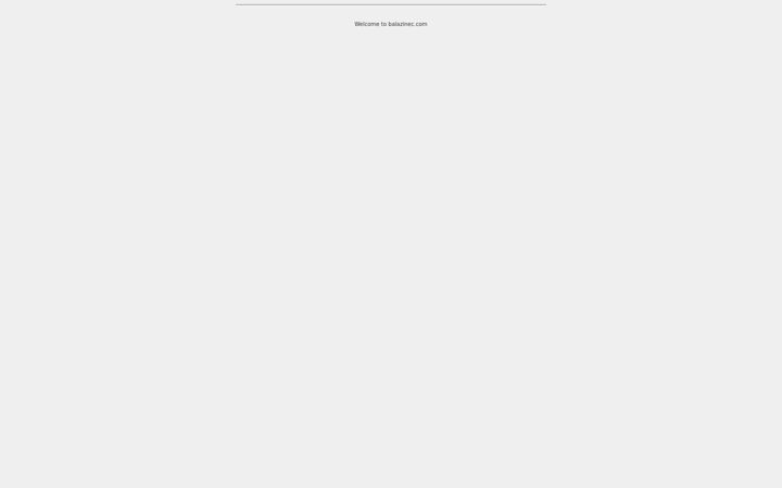 Screenshot of balazinec.com