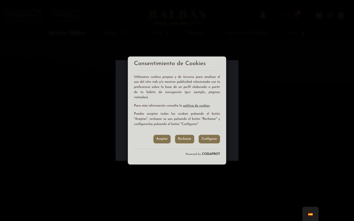 Screenshot of balbas.es