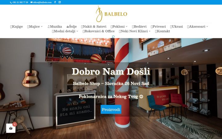 Screenshot of balbelo.com