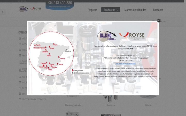Screenshot of balbinoehijos.com