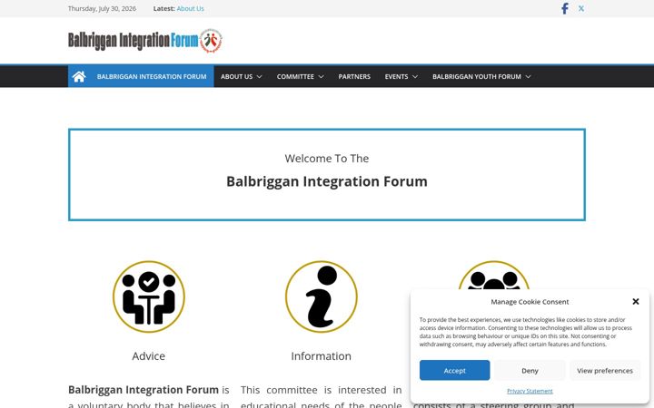 Screenshot of balbrigganintegration.ie