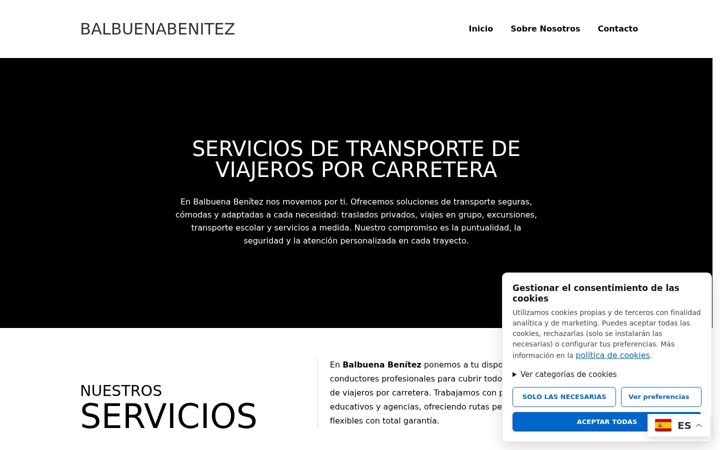 Screenshot of balbuenabenitez.es