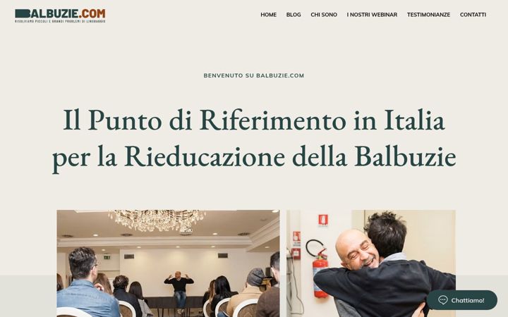 Screenshot of balbuzie.com
