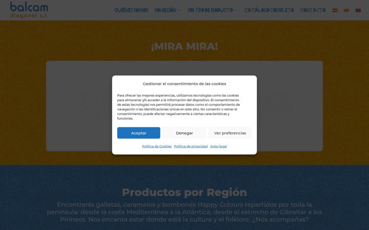 Screenshot of balcamdg.es