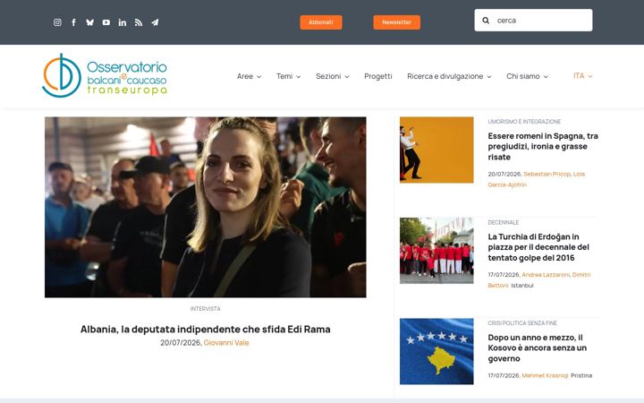 Screenshot of balcanicaucaso.org