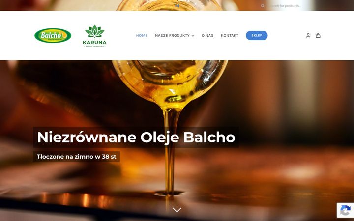 Ekraanipilt saidist balcho.pl