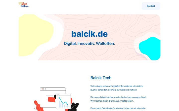 Screenshot of balcik.de