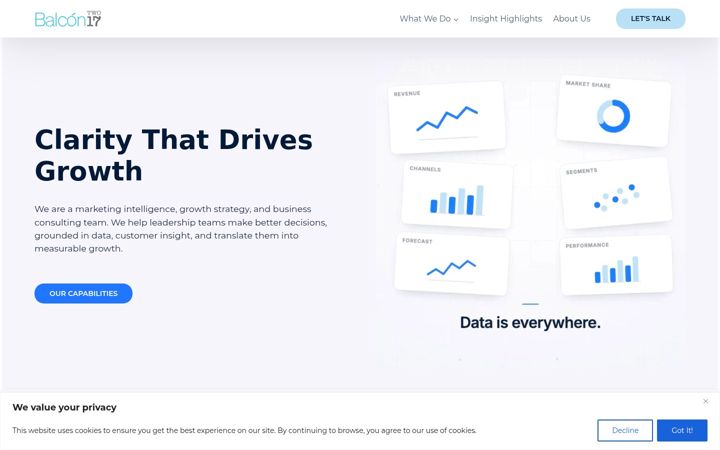 Screenshot of balcon217.com