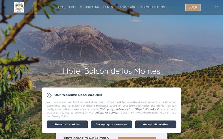 Screenshot of balcondelosmontes.com