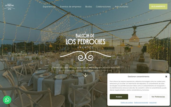 Screenshot of balcondelospedroches.com