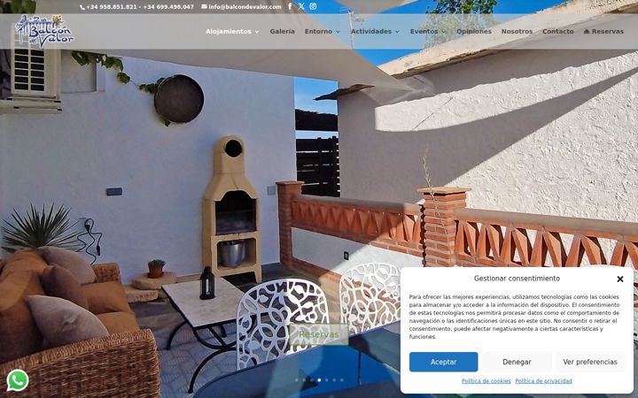 Screenshot of balcondevalor.com