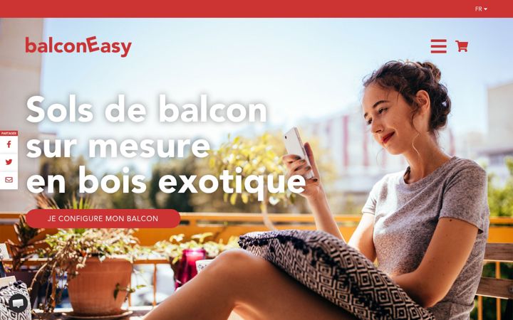 Screenshot of balconeasy.com