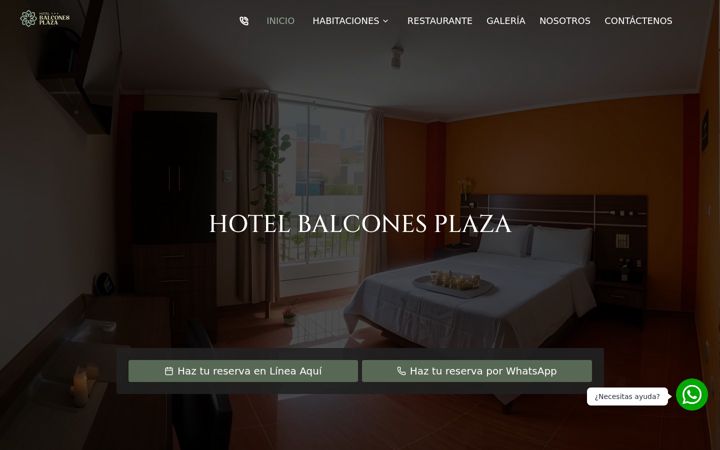Screenshot of balconesplaza.com