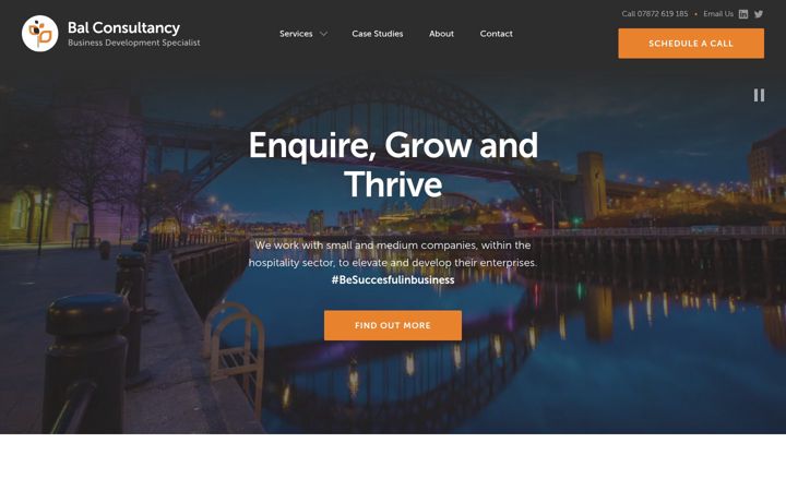Screenshot of balconsultancy.com