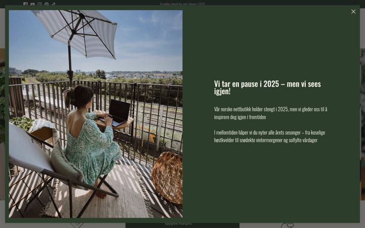 Screenshot von balconyliving.no