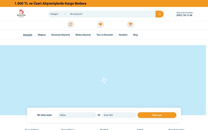 Screenshot of balcovamedikal.com