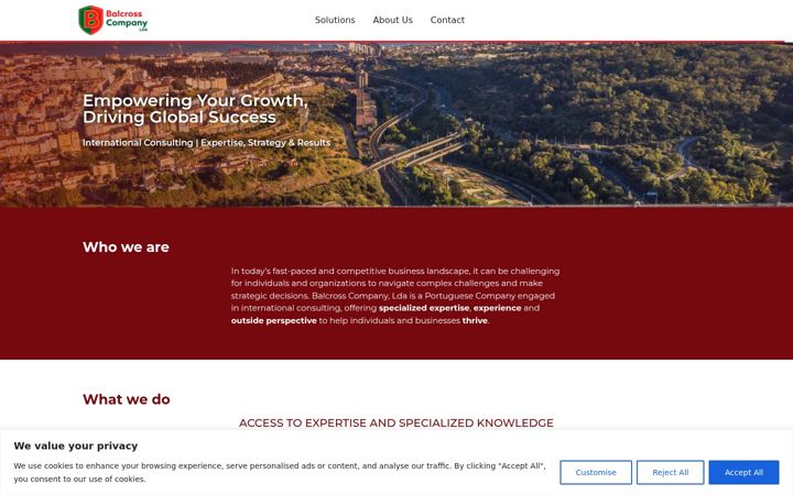 Screenshot of balcross.com