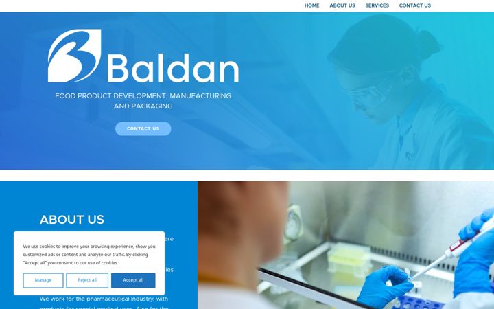 Screenshot of baldan.es