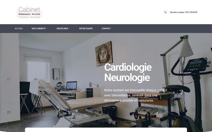 Screenshot of baldassarre-decock.be