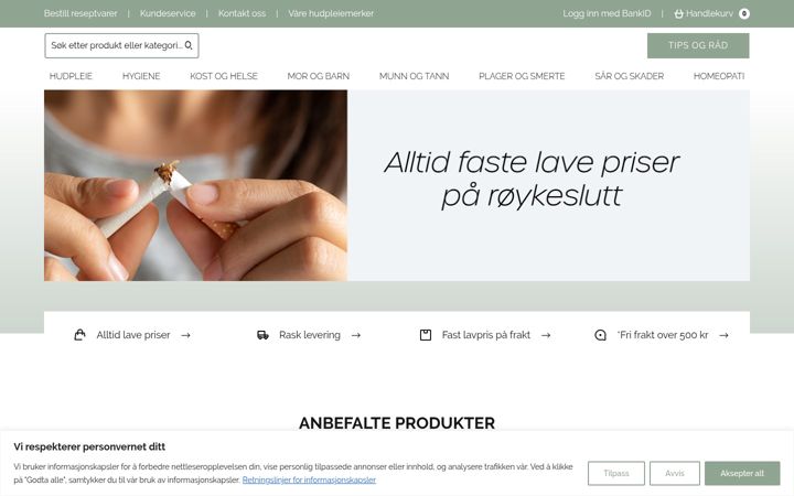 Screenshot of balderapotek.no