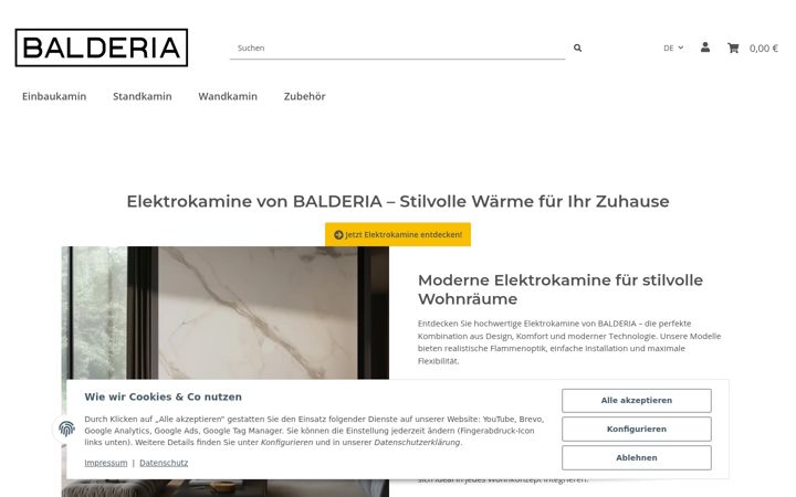 Screenshot of balderia.com