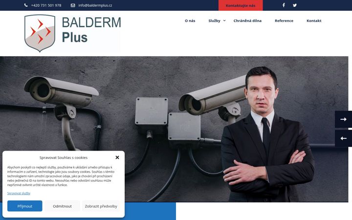 Screenshot ta' baldermplus.cz