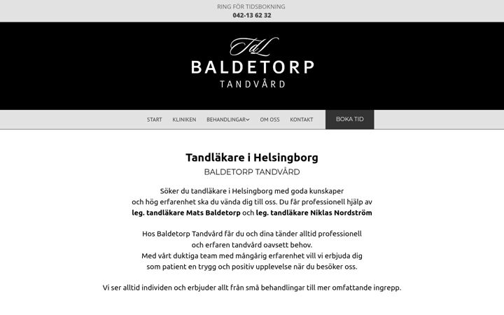 Screenshot of baldetorptandvard.se