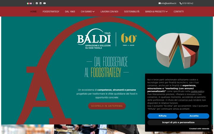 Screenshot of baldifood.it