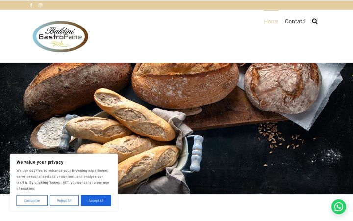 Screenshot of baldinigastropane.com