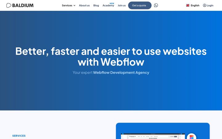 Screenshot of baldium.com