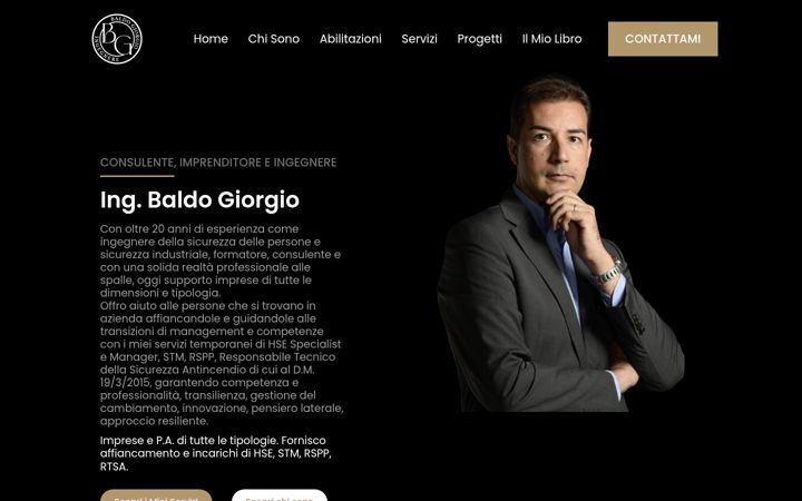 Screenshot of baldogiorgio.it
