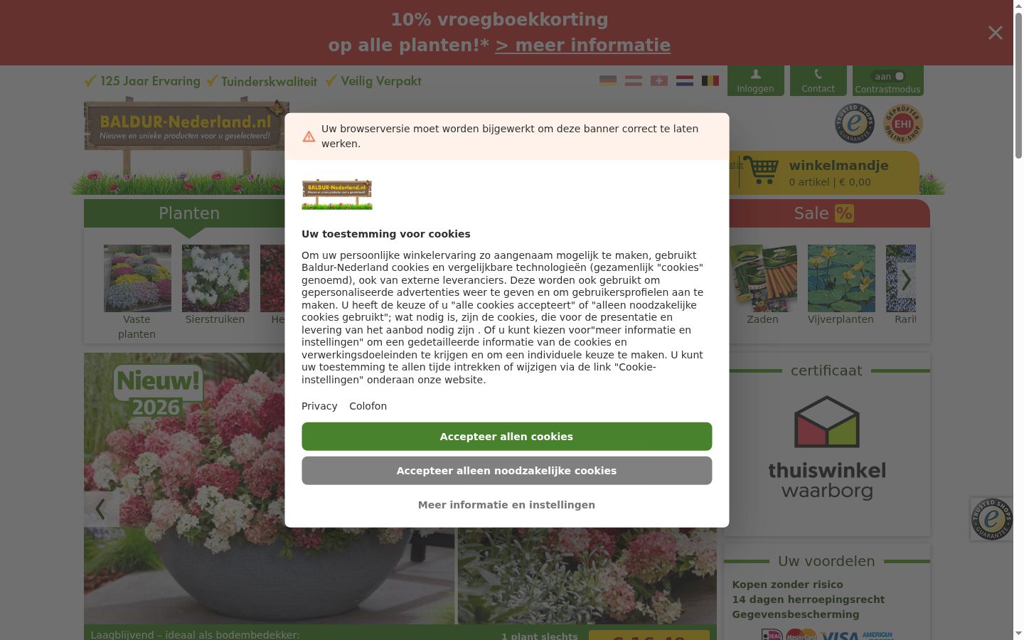Kuvakaappaus suostumusbannerista, joka näytettiin ennen mitään vuorovaikutusta